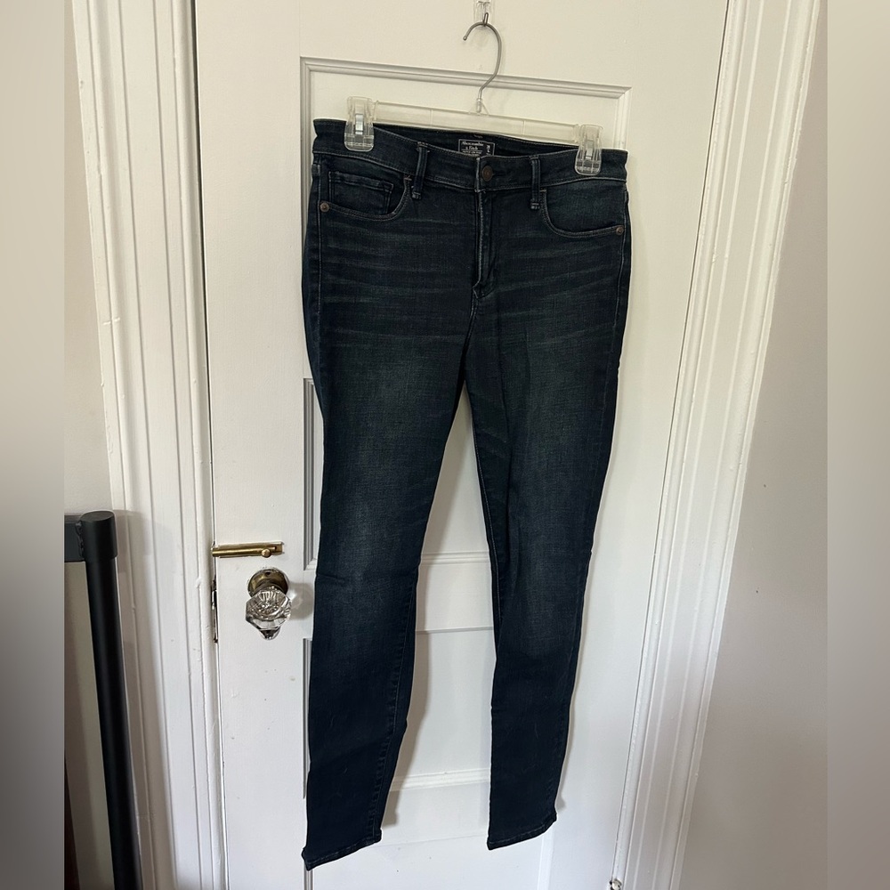 Abercrombie & Fitch Blue Skinny Jeans - Picture 1 of 7